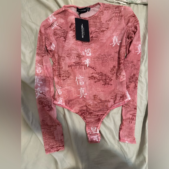 Rose Oriental Printed Mesh - Picture 8 of 8